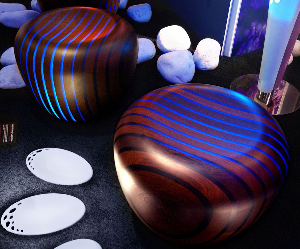 Led Backlit Furniture in Wood & Resin | Bright Woods Collection